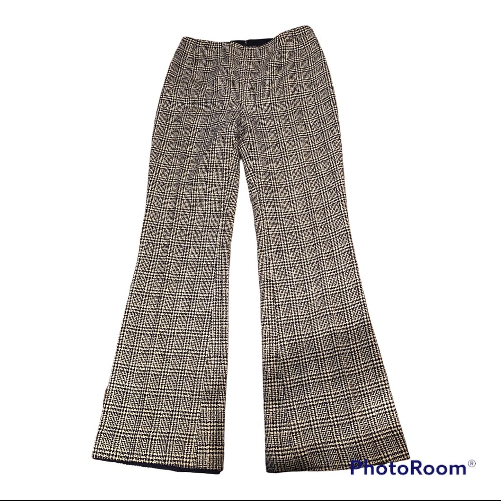 Vintage Blue and White flared high waisted pants